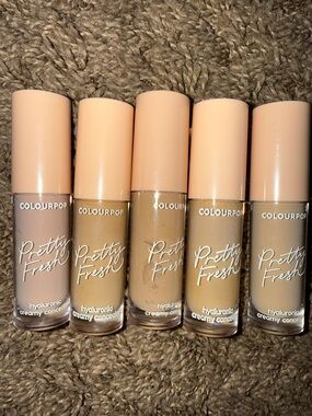 ColourPop Pretty Fresh Hyaluronic Creamy Concealer - new no box  x5